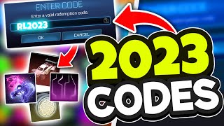 ALL 2023 Redeem Codes Rocket League [upl. by Ykcir]