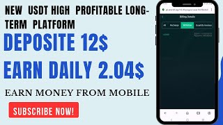 New USDT Site 2024  Best Usdt Investment Website  New Usdt Mining Site  New Usdt Earning Website [upl. by Keheley]