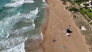 Waves of Glyfada Corfu in 4K [upl. by Patty]