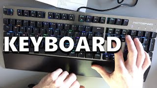 Motospeed K92 CK108 RGB Macro Mechanical Keyboard [upl. by Idmann]