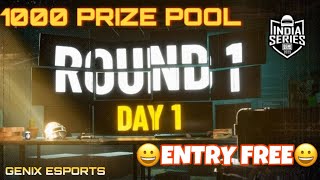 1K PRIZE POOL  DAY1  GENIX ESPORTS [upl. by Akalam]