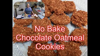 No Bake Chocolate Oatmeal Cookies [upl. by Elene]