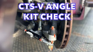 StanceCo Angle Kit Checkup After Our Test Day CTSV Drift Car [upl. by Elockcin]