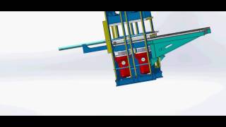 Rubber vulcanizing press machine [upl. by Arihsak]