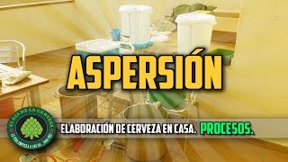 Cómo hacer cerveza artesanal en casa PROCESOS ASPERSIÓN TERCER PROCESO [upl. by Ylrebme]