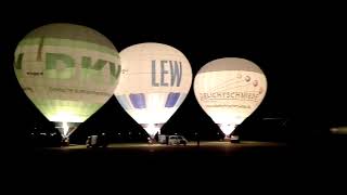 Ballonglühen Penzing LTG 61 Verabschiedung Transall flyout [upl. by Warfourd]