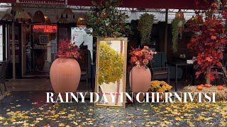 RAINY DAY IN CHERNIVTSI NOVEMBER 2 [upl. by Nylzor]