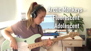 Arctic Monkeys  Fluorescent Adolescent Bass Cover [upl. by Spieler585]