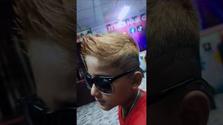 Highlights Hair Colour  Golden Hair Colour For Men ittadihaircut hairstyle barber [upl. by Eiramac]