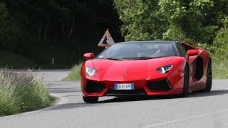 Lamborghini Aventador LP7004 Roadster  Test by DRIVE Magazine Eng subs [upl. by Aiotal924]