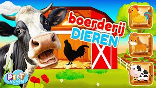 Pretlettertjes Boerderijdieren PRET • Wie Zit Daar Verstopt [upl. by Arannahs]