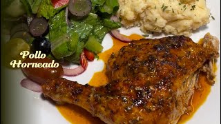 RECETA de POLLO HORNEADO con cerveza [upl. by Nies]