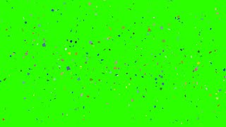 Confetti 2  Green Screen  Chroma Key [upl. by Livi]