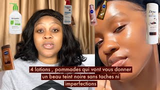 5 POMMADES pour un beau teint noire ciré clarifié anti tâches sans hyperpigmentation Angele DEGIDES [upl. by Cosimo]