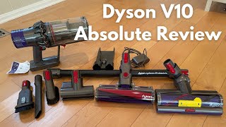 Dyson Cyclone V10 Absolute Cordless Vacuum Review [upl. by Alonso]