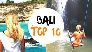 Bali Reisetipps Top 10 ❤️ Bali Highlights  Bali Rundreise Route 🌍  unaufschiebbarde [upl. by Egap]