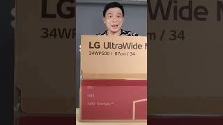 LG Ultra Wide Monitor 34 Inch Goodness Quick Unboxing [upl. by Reltuc411]