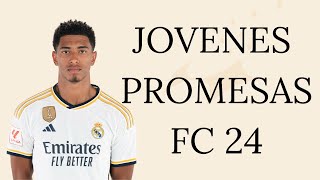 JUGADORES CON MÁS POTENCIAL FC 24  JOVENES PROMESAS FC 24 [upl. by Eatnuahs]