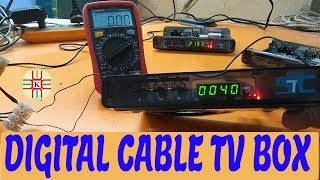 Digital Cable TV Box Fault Findings Voltage Detail and Power Supply Bypass Method in UrduHindi [upl. by Sophronia149]