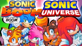 Whats up With The Sonic Boom and Sonic Universe Comics [upl. by Issi946]