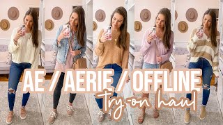 AMERICAN EAGLE  AERIE TRYON HAUL  PREFALL 2020  Sarah Brithinee [upl. by Vahe]