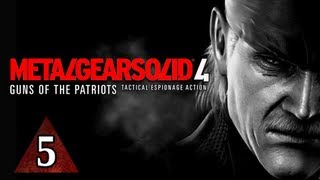 Metal Gear Solid 4 Walkthrough  Part 5 Rat Patrol Lets Play MGS4 Gameplay Commentary [upl. by Loginov]