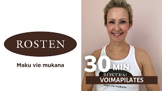 Sarin voimapilates 30min koko keho 1522024 [upl. by Anayk]