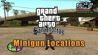 GTA San Andreas Minigun Locations [upl. by Gervais]