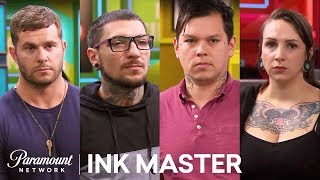 Fighting for the Finale  Tag Team Tattoo Elimination Tattoo  Ink Master Shop Wars Season 9 [upl. by Kudva535]