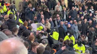 Tottenham Hotspur’s fans fighting with Chelsea FC fans [upl. by Mervin]