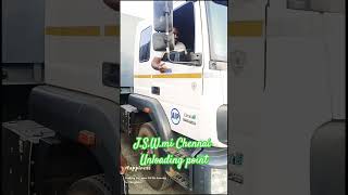 allIndiadrivertrending jsw unloading point Chennai driver [upl. by Huberty]