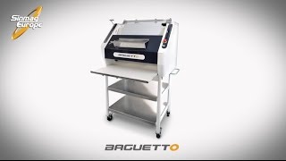 French bread moulder  Baguette moulder  Baguetto  Bakery Machines and Equipment [upl. by Nnyllatsyrc]