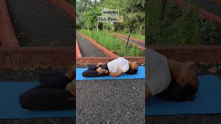 मत्स्यासन  Fish Pose yoga yogicpoojagoals motivation matsyasana fishpose shorts radheradhe [upl. by Bullock20]