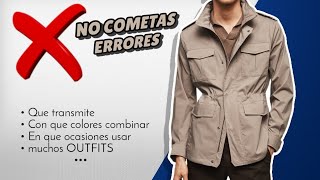 Chaqueta SAFARI sahariana → Como combinar y vestirlas  muchos OUTFITS para hombre [upl. by Nnadroj]