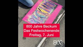 800 Jahre Beckum – Das Jubiläumswochenende – Freitag 8 Juni [upl. by Lightman]