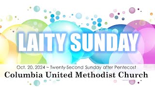 Sunday Worship  October 20 2024 [upl. by Rowland]