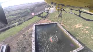 Firefighting Helicopter Water Drop [upl. by Menzies]