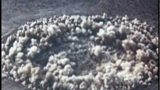 Nuclear Bomb Subsidence Crater Formation [upl. by Namar]