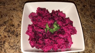 Haitian style Potato Salad Beets and Potato Salad [upl. by Porty]