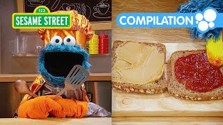 Sesame Street Yummy Lunch Recipes for Kids  Cookie Monster’s Foodie Truck Compilation [upl. by Oman]