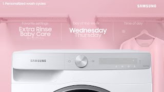 Samsung AI Ecobubble™ Washing Machine Experience an AIpowered wash [upl. by Evan17]