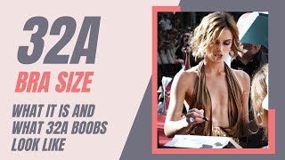 32A Bra Size What It Is and What 32A Breasts Look Like [upl. by Akaenahs]