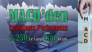 MACDden İnanılmaz Performans MACD indikatörü nasıl kullanılır MACD indikatörü ayarları Backtest [upl. by Assirahc53]