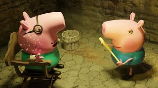 Oh my god What happened to Peppas Dad Sad story Peppa pig Family 3D Animation [upl. by Evslin]