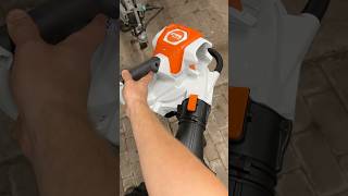 New Stihl SHA 140 leaf vacuum shredder 🧡🔋💪🏼 via poelonline shorts hovenier [upl. by Reed987]