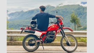 1982 Honda XL250R POV Ride  Honda XLR in Sri Lanka🇱🇰 [upl. by Secundas707]