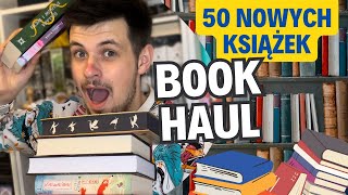 50 NOWYCH KSIĄŻEK  BOOKHAUL 📚🤑 [upl. by Anomas743]