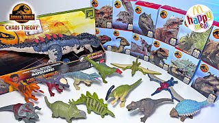 UNBOXING NEW CHAOS THEORY JURASSIC WORLD DINOSAURS Becklespinax TRex Atrociraptor Mapusaurus [upl. by Alegnasor]