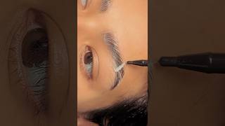 brow lamination brushin eyebrowlamination simplysyerra [upl. by Lobel]