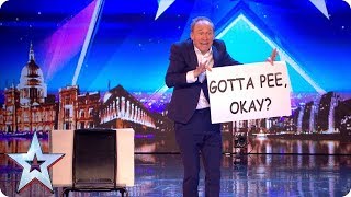 Tonight’s the night for HILARIOUS variety act Ben Langley  Auditions  BGT 2018 [upl. by Suolevram825]